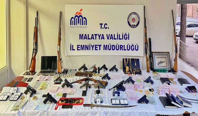 Malatya'da çeşitli suçlara karışan 31 şüpheli yakalandı