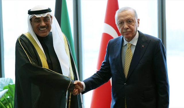 Cumhurbaşkanı Erdoğan, Kuveyt Veliaht Prensi'yle görüştü
