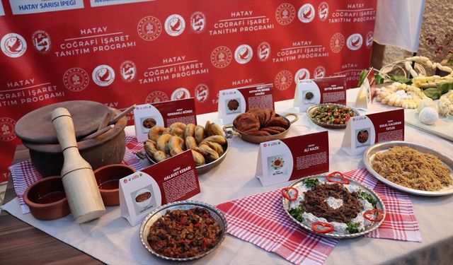 Hatay'da coğrafi işaret tescili alan 7 ürün tanıtıldı