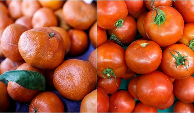 İstanbul'da kasımda en çok mandalina ve domates tüketildi