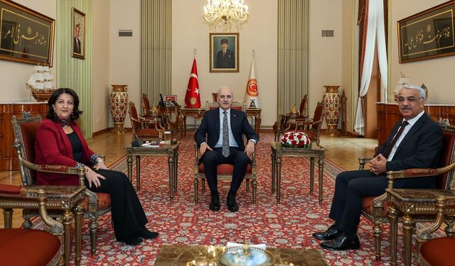 TBMM Başkanı Kurtulmuş, DEM Parti heyetini kabul etti