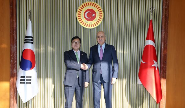 TBMM Başkanı Kurtulmuş, Güney Kore Ulusal Meclisi Başkanı Woo Won-Shik ile Meclis'te bir araya geldi