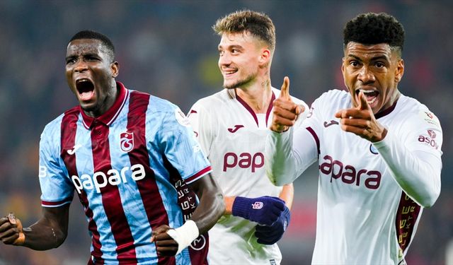 Trabzonspor'un gollerinde Onuachu, Augusto ve Muçi imzası