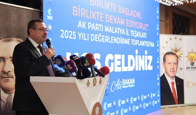 Ali Bakan: 'Malatya, Anka Kuşu Gibi Küllerinden Yeniden Doğdu'