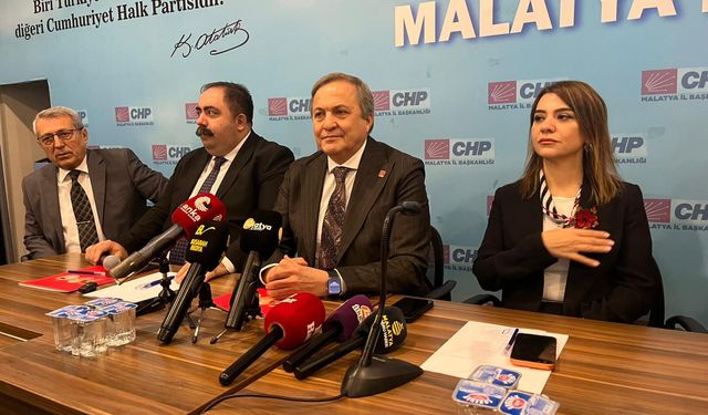 CHP heyeti Malatya'da depremin 3'üncü yılında saha incelemesi yaptı