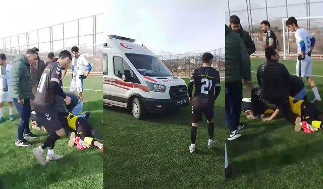 Amatör Lig Maçında Kalecinin Dili Boğazına Kaçtı