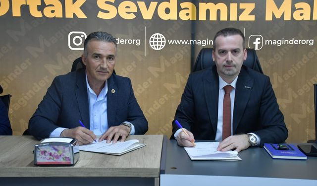 MAGİNDER İle Hekimhan Muhtarlar Derneği Arasında Kardeş Dernek Protokolü