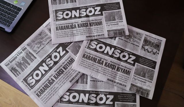 Malatya'da 28 Şubat'a Anlamlı Protesto