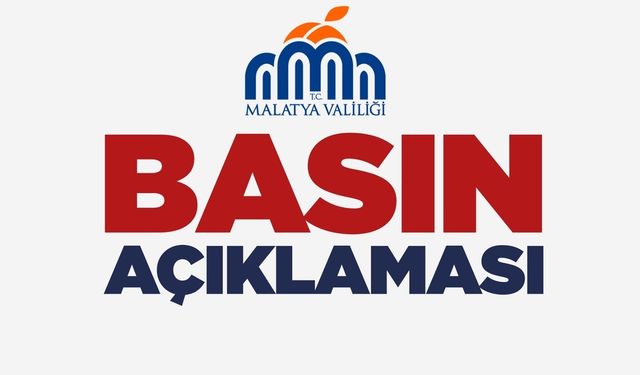 Malatya'da 6 Şubat'ta eğitime 1 gün ara