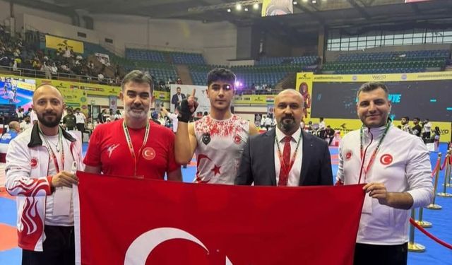 Malatyalı Sporcu İshak Kocaman'dan Hindistan'da Altın Madalya