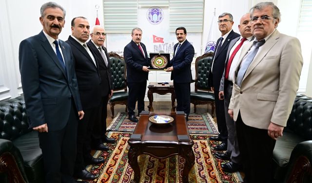 BBP Genel Başkanı Mustafa Destici'den Başkan Taşkın'a Ziyaret