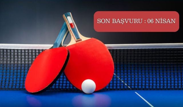 Malatya'da Kurumlar Arası Masa Tenisi Ligi Başlıyor