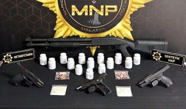 Malatya'da Uyuşturucu Ve Silah Operasyonu: 2 Tutuklama