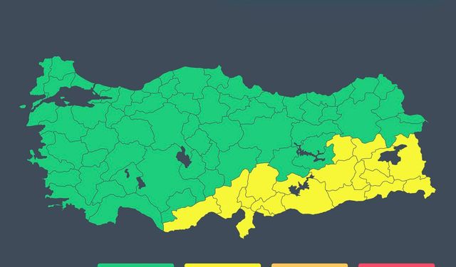 Meteoroloji'den Güneydoğu Ve Akdeniz İçin Kuvvetli Yağış Uyarısı
