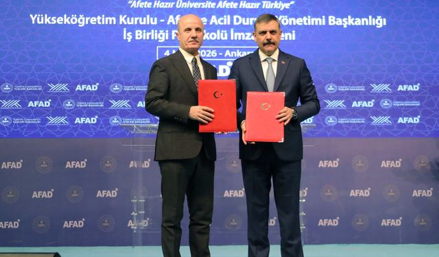 YÖK ile AFAD Arasında 'Afete Hazır Üniversite' Protokolü İmzalandı