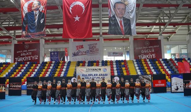 600 Sporcu Halk Oyunları İçin Adıyaman'da Buluştu