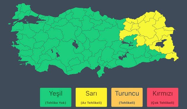 Meteoroloji Uyardı: Doğu'da Kuvvetli Yağış, Fırtına Ve Çığ Riski Alarmı