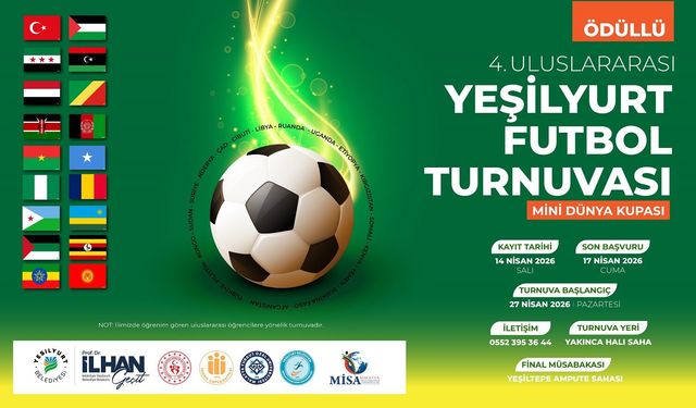 Yeşilyurt'ta Mini Dünya Kupası Başlıyor