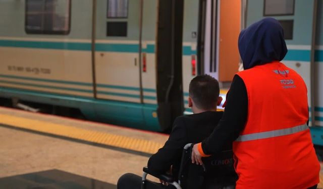 Demiryollarında engelli bireylere ücretsiz hizmet