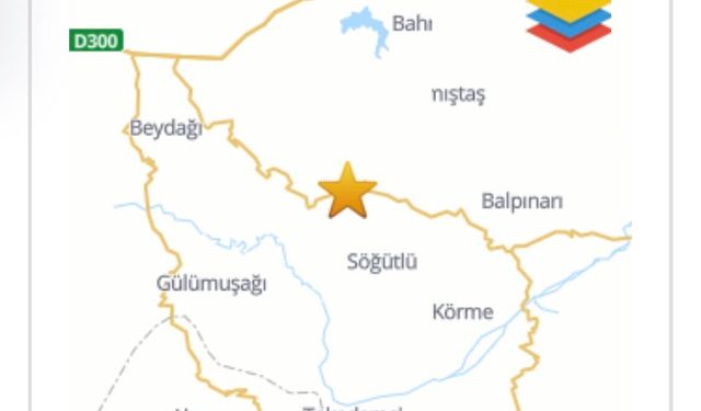 Pütürge'de 4.0 Büyüklüğünde Deprem