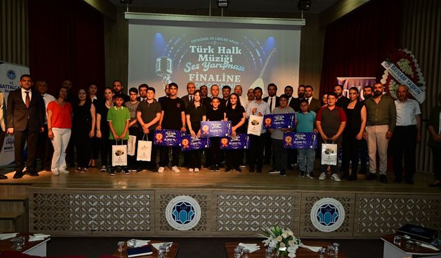 Battalgazi'de Türk Halk Müziği Yarışması'nın Kazananları Belli Oldu