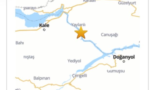 Elazığ'da 4.0 Büyüklüğünde Deprem, Malatya'da da Hissedildi