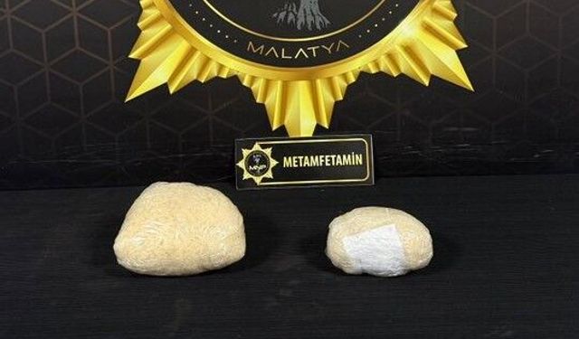 Malatya'da 1 Kilo 769 Gram Metamfetamin Ele Geçirildi