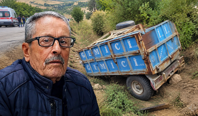Emekli Polis Traktör Kazasında Hayatını Kaybetti