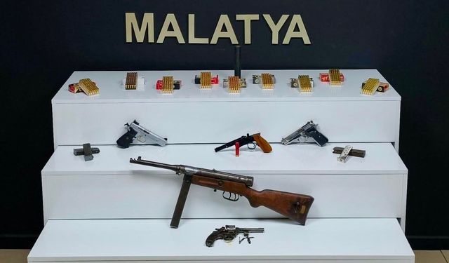 Malatya'da Silah Ticareti Operasyonu: 3 Gözaltı