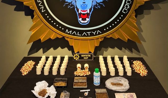 Malatya'da Uyuşturucu Operasyonu: 10 Tutuklama