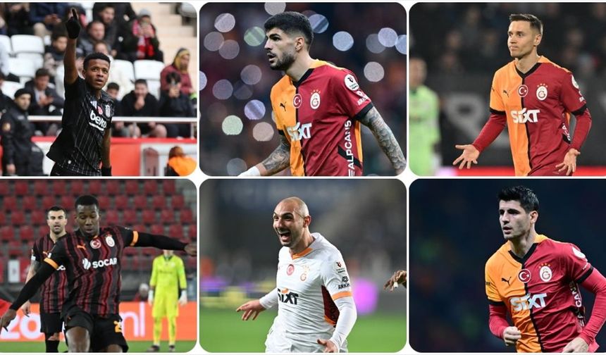 Beşiktaş-Galatasaray derbisinde 10 oyuncu "siftah" peşinde