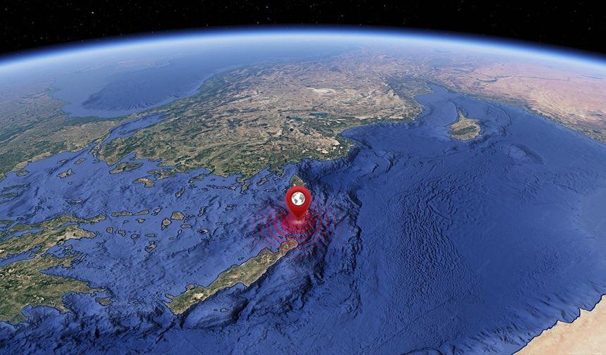 Akdeniz'de 6,0 büyüklüğünde deprem