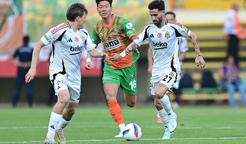 Beşiktaş, Alanya deplasmanından 1 puanla dönüyor
