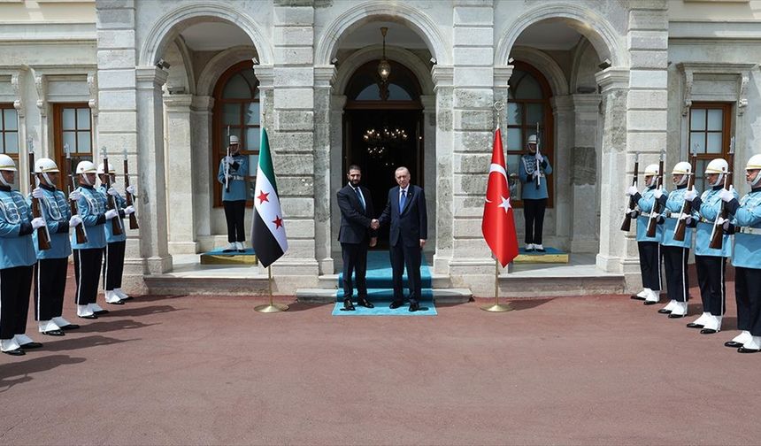 Cumhurbaşkanı Erdoğan, Suriye Cumhurbaşkanı Şara ile görüştü