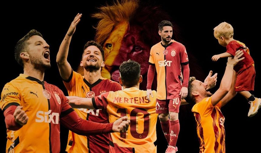 Dries Mertens, Galatasaray'a 5 kupayla veda etti