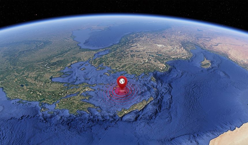 Ege Denizi'nde 4,9 büyüklüğünde deprem