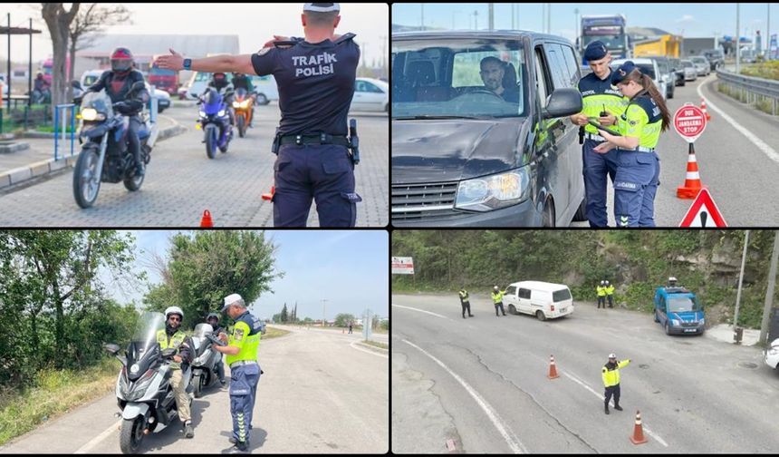 Emniyet ve trafik ekiplerince bir haftada 534 bin 508 sürücüye işlem yapıldı
