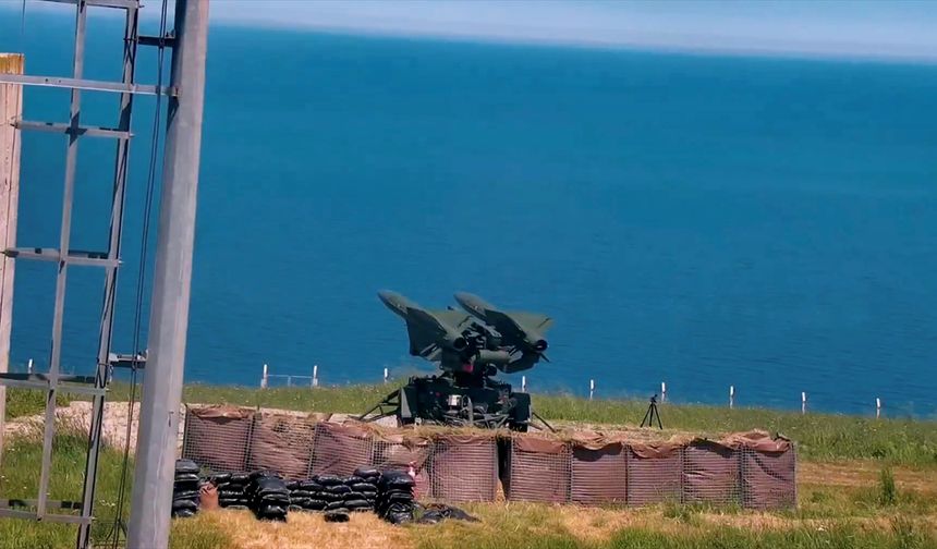 HAWK silah sistemi eğitim atışları Sinop Test Merkezi'nde yapıldı