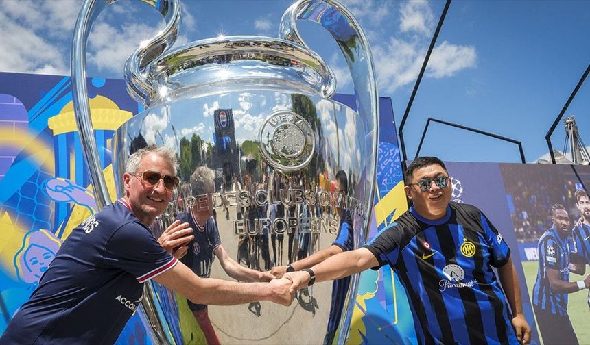 Münih'teki UEFA Şampiyonlar Ligi finali festivaline yoğun ilgi