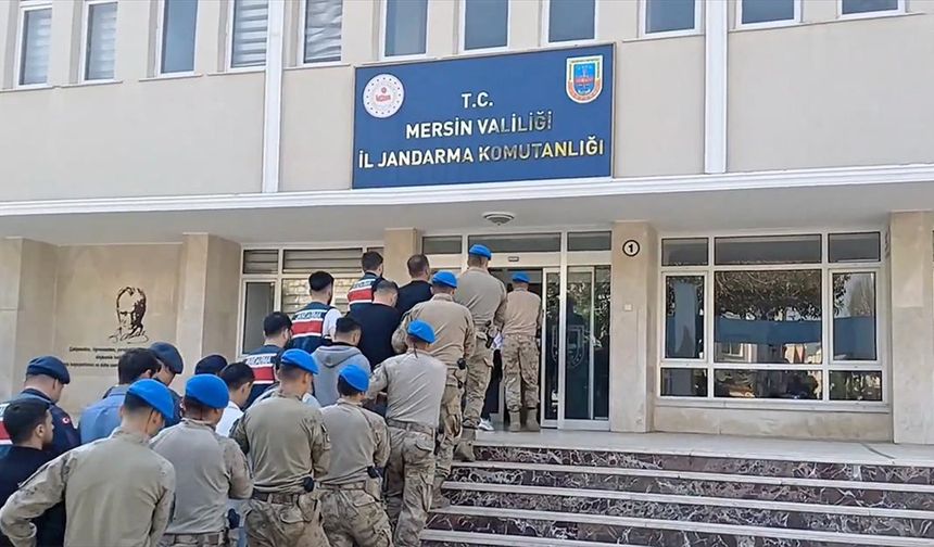 Narkokapan-Mersin Operasyonu'nda yakalanan 84 şüpheli tutuklandı