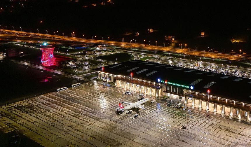 Rize-Artvin Havalimanı nisanda 77 bin 895 yolcuya hizmet verdi