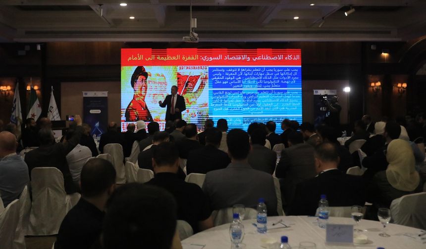 Suriye'nin başkenti Şam’da ilk yapay zeka konferansı başladı