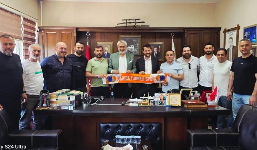 Darıca Türkelispor’dan Aydın’a tebrik ziyareti