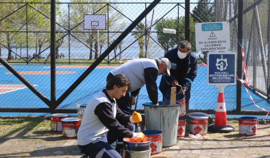 Kocaeli, basketbol sahalarını yeniliyor
