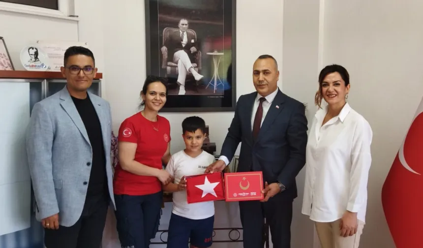Manisa Büyükşehir, Şehit Süleyman Gür’ün oğlunun özel gününü unutmadı