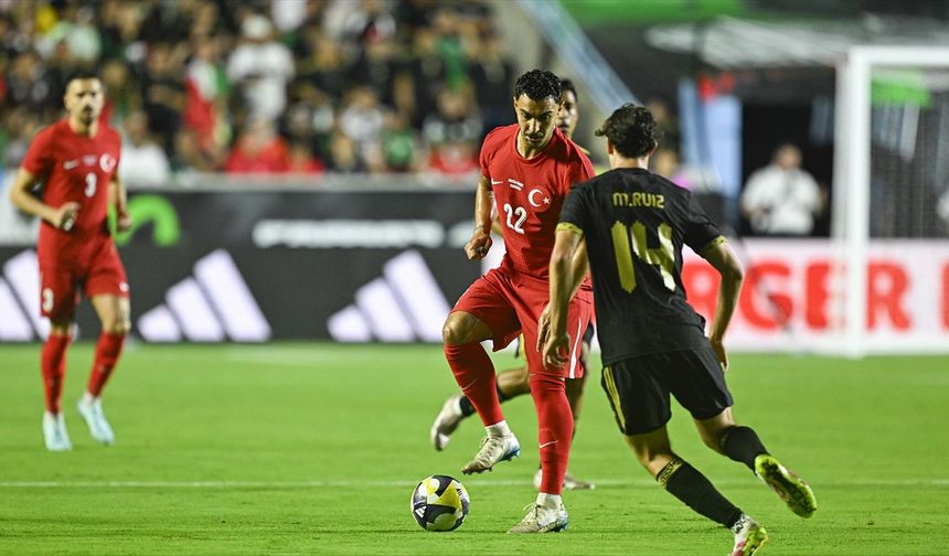 A Milli Futbol Takımı, hazırlık maçında Meksika'ya 1-0 mağlup oldu