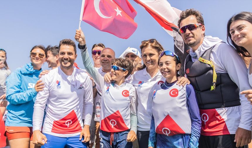 Milli yelkencilerden 2025 Optimist Avrupa Şampiyonası'nda, 1 altın 1 bronz madalya