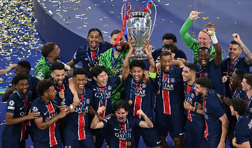 Paris Saint-Germain, Inter'i farklı yenerek Şampiyonlar Ligi şampiyonu oldu
