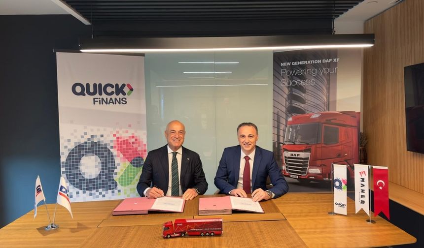 Quick Finans ve DAF Trucks Türkiye arasında stratejik işbirliği
