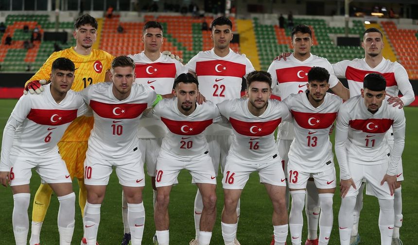 Ümit Milli Futbol Takımı, özel maçta yarın Karadağ ile karşılaşacak
